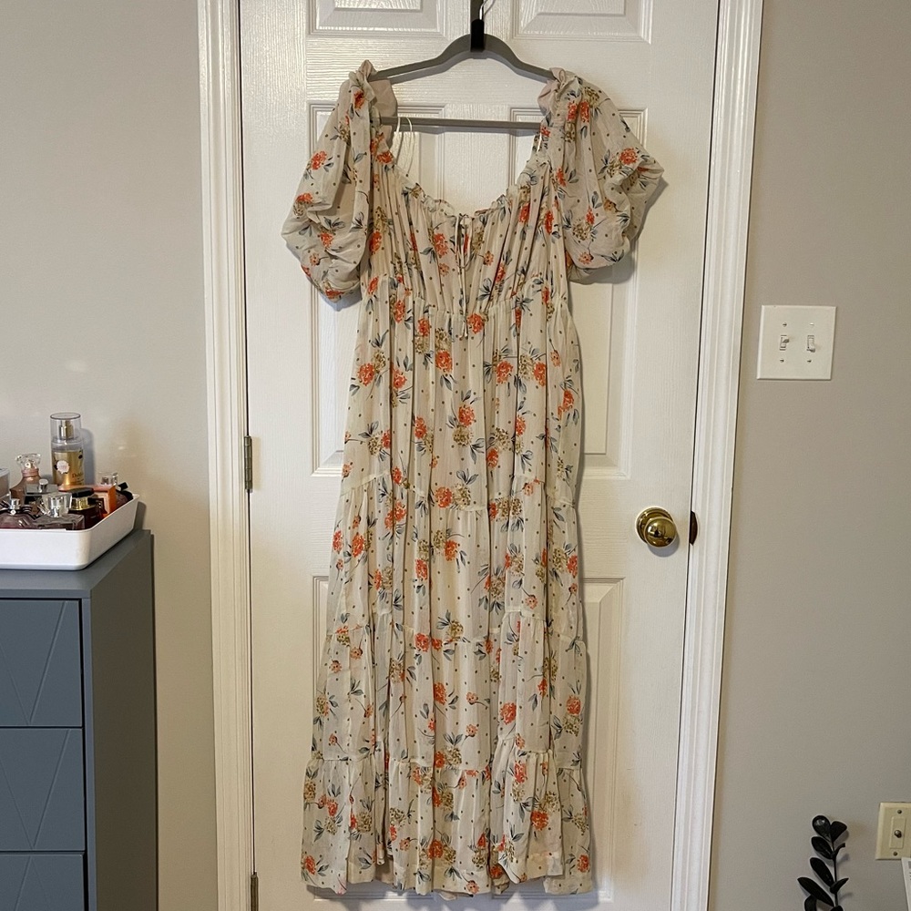 ARULA brand flowy, maxi dress
